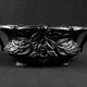 Antique black cast iron planter from the Art Nouveau period, late 19th century