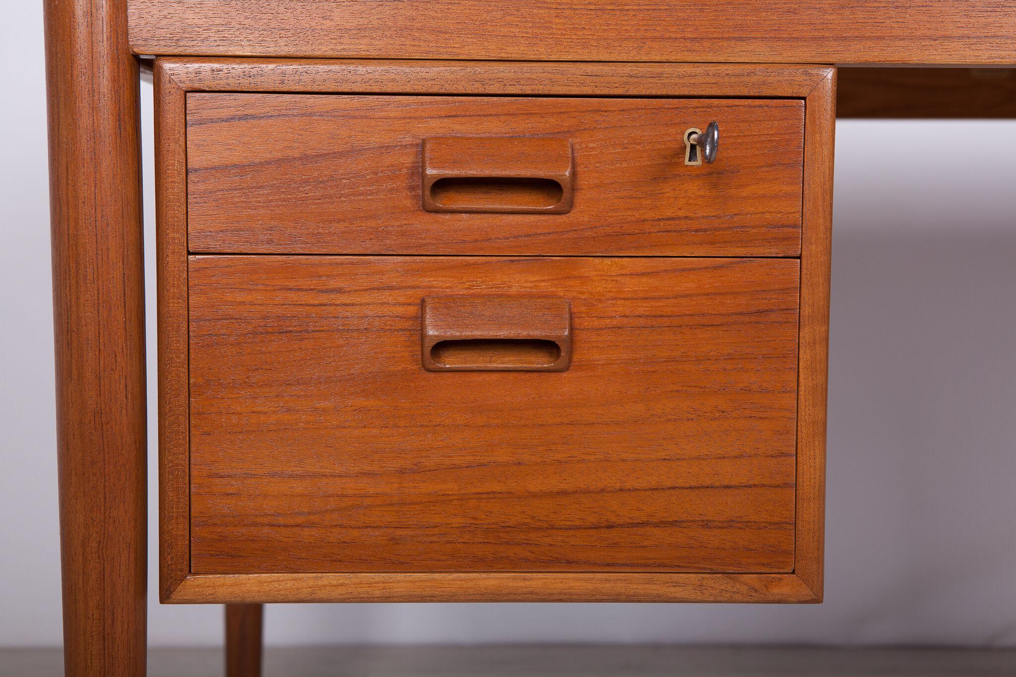Danish teak desk by Børge Mogensen Søborg Furniture, 1960s