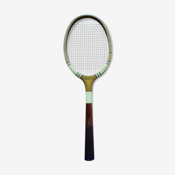 Racket tennnis wood 1910-1920