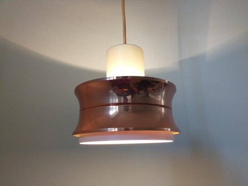 Midcentury Pendant in Style of Jo Hammerborg, Denmark, 1970s