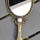 Vanity mirror/face hand or table, oval. baroque/shabby chic style