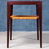 Side table in rosewood by Severin Hansen for Haslev, 1950s