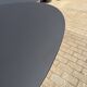 Knoll Tulip oval dining table 198/244cm black Feniks laminate
