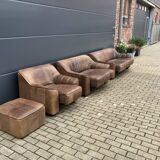 De Sede Ds44 3zit, 2zit, 1zit + poef Buffel leder 5mm NECK