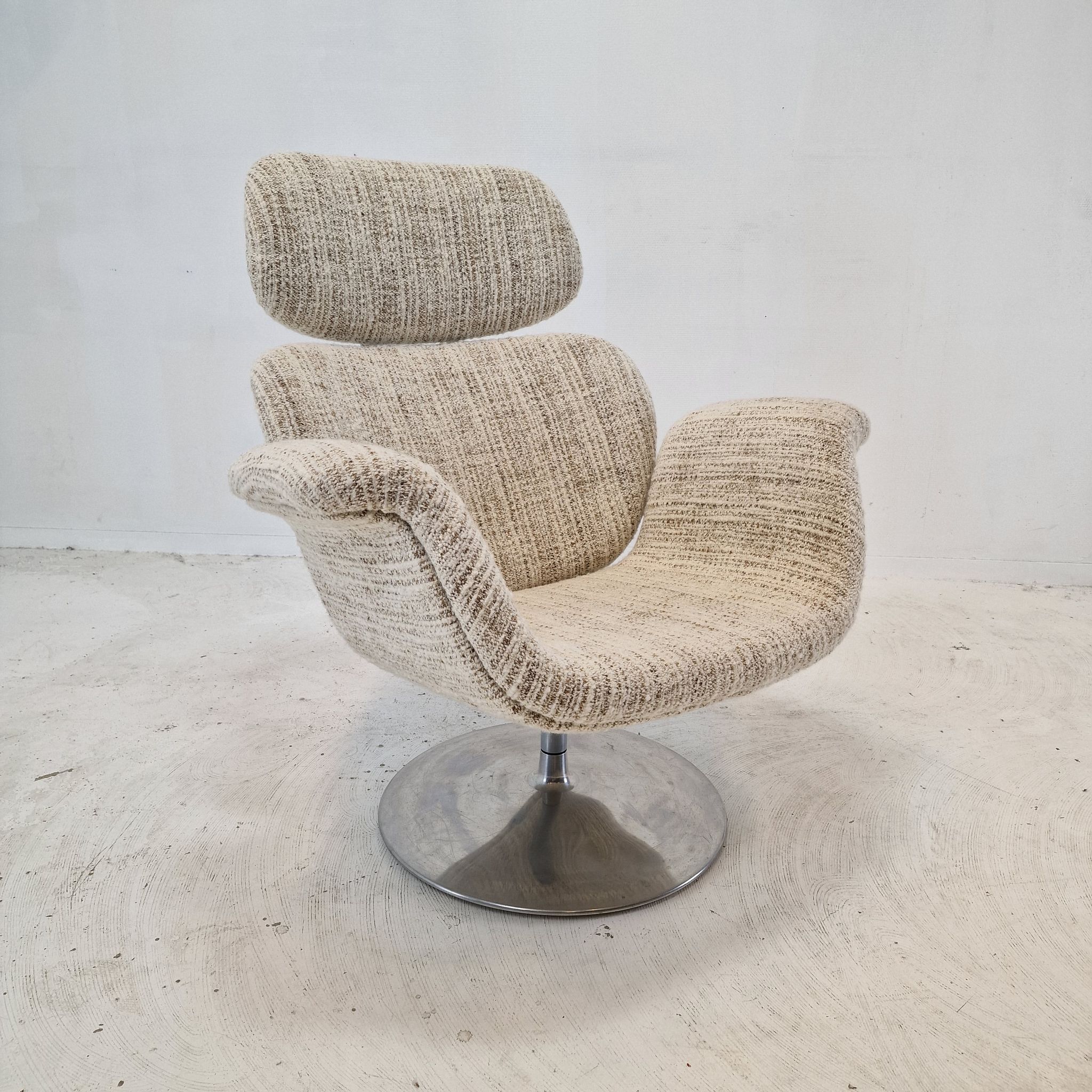 Big Tulip Chair and Ottoman by Pierre Paulin for Artifort, 1980s
