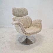 Big Tulip Chair and Ottoman by Pierre Paulin for Artifort, 1980s