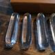 Series of 6 knife holders signed Daum France in box