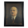 Huile sur contreplaqué, portrait d'homme en costume, fin du XIXe siècle