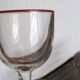 Lot of 6 old Bistro nineteenth ball glasses thick blown