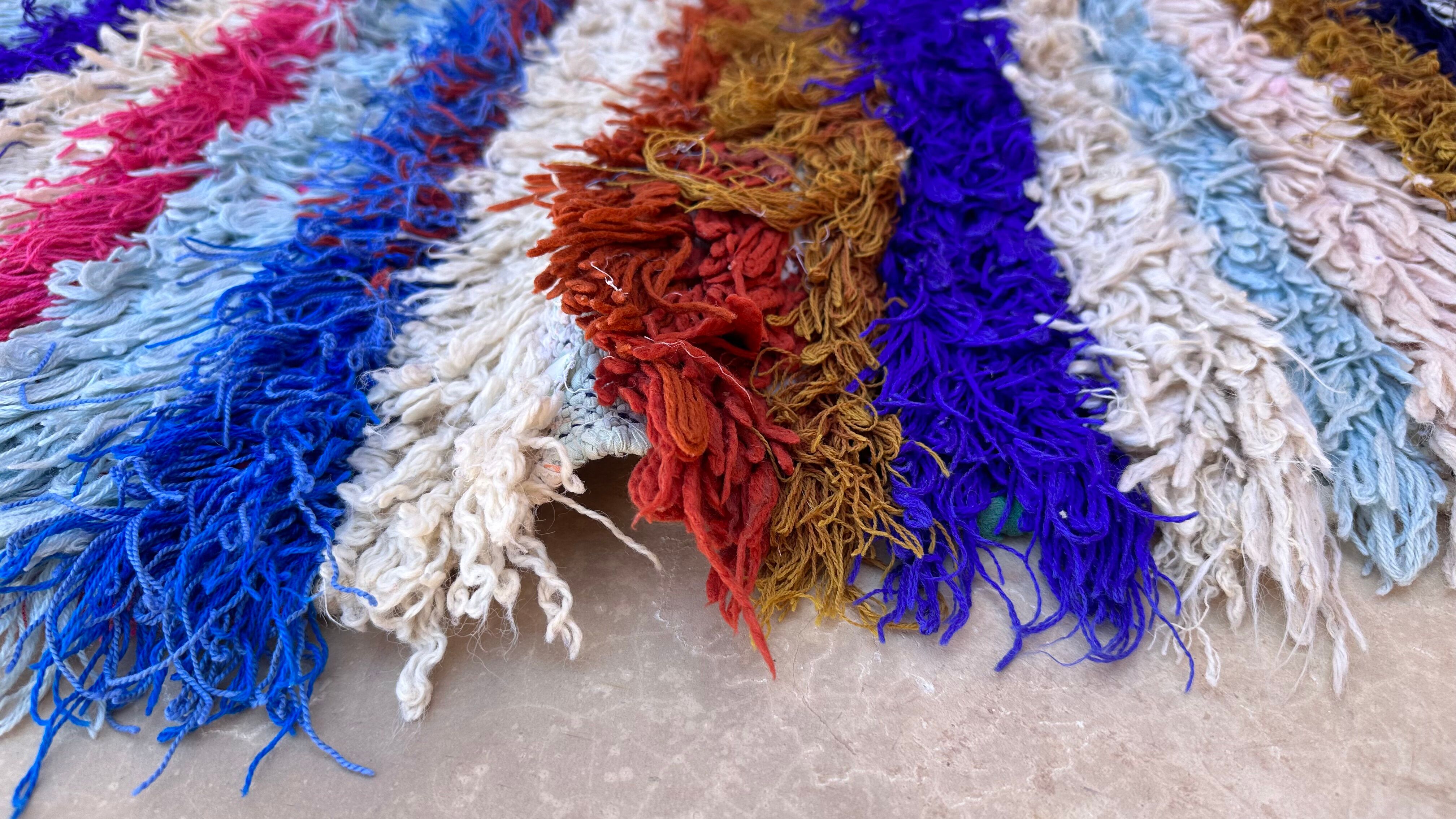 Boucherouite carpet - 110 x 214 cm