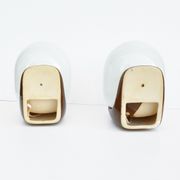 Pair of wall lamps, type Ł-1, designed by K. Łaszkiewicz, W. Kościan, Poland, 1980s