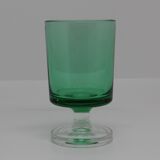 Set of 6 Luminarc green liqueur glasses