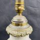 Pied de lampe en porcelaine craquelée de Chine