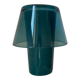 Blue glass table lamp