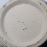 Vintage Signed Longwy Style Glazed Terracotta Vase