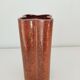 Quadrilobe red ceramic vase