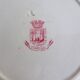 Dessert plate in ironstone from Gien model Chardons 221203