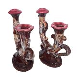 Double candle holder