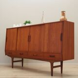 Enfilade en teck, design danois, années 1960, designer : Børge Seindal