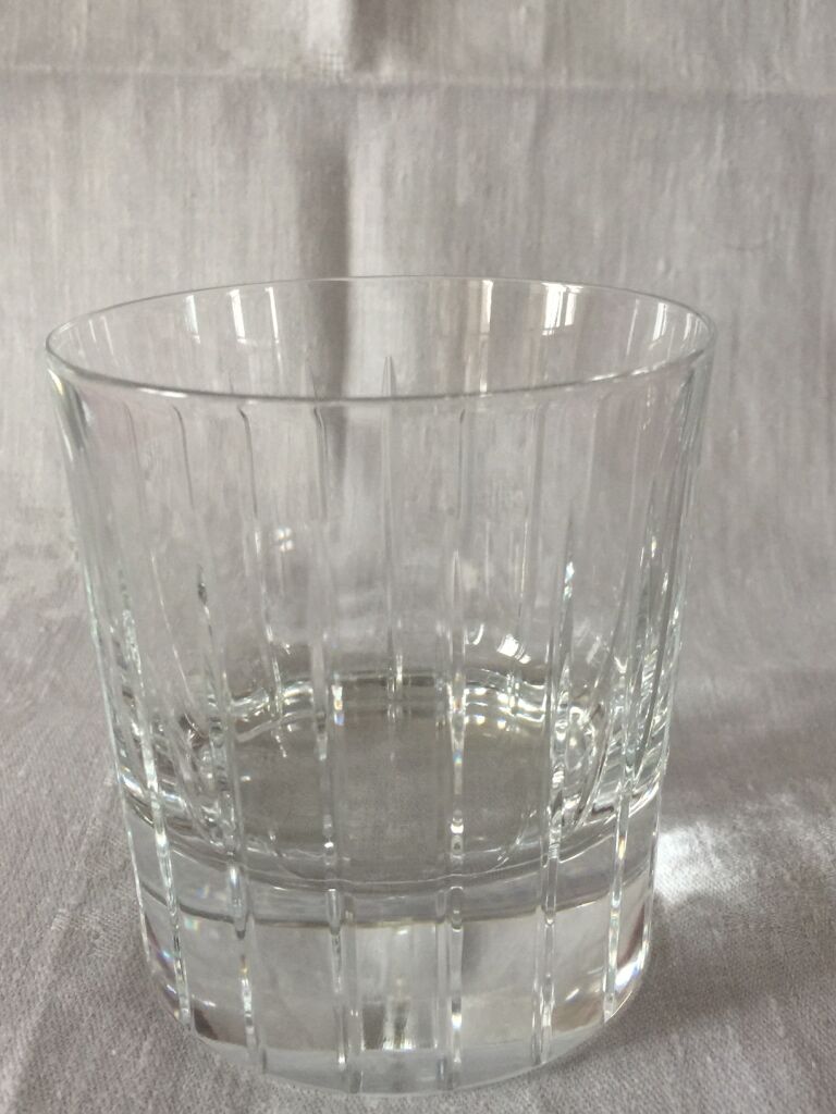 Set of 5 christofle glass with whisky