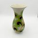 Saint-Clément vase with stylized floral decoration, 1970s