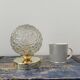 Vintage bubble globe lamp electrified to new