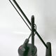 Articulated desk lamp with balance wheel 1980's by Stilplast Italy