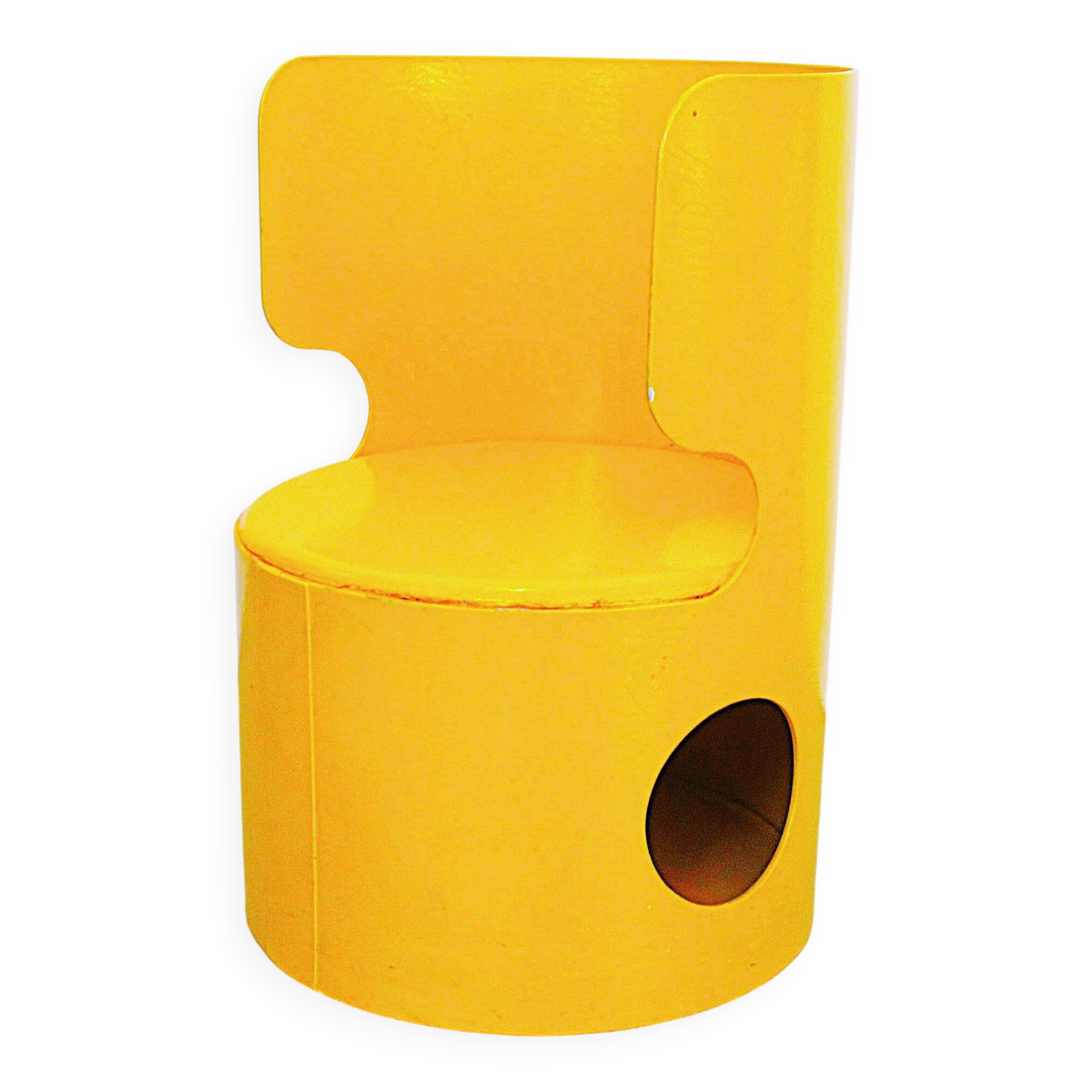 Yellow elephant child's armchair by Jean-Louis Avril, 1960s