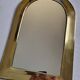 Vintage Moroccan Brass Mirror, Arch Shape, 43 x 28 cm, Stamped