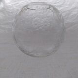 Vase ball engraved floral pattern