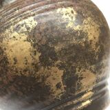 West Germany golden brown vase