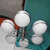 Italian Targetti Sankey chandelier from the 70s