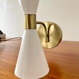 Paire d'appliques diabolo