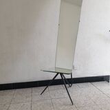 Miroir sur pied goutte années 50