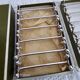 Christofle knife holder (12) in silver-plated metal, Perle model
