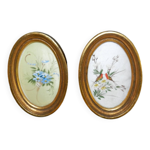 Peinture sur soie en