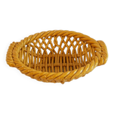 Brawoven ceramic basket from Vallauris