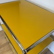 USM Haller commode in Gold Yellow
