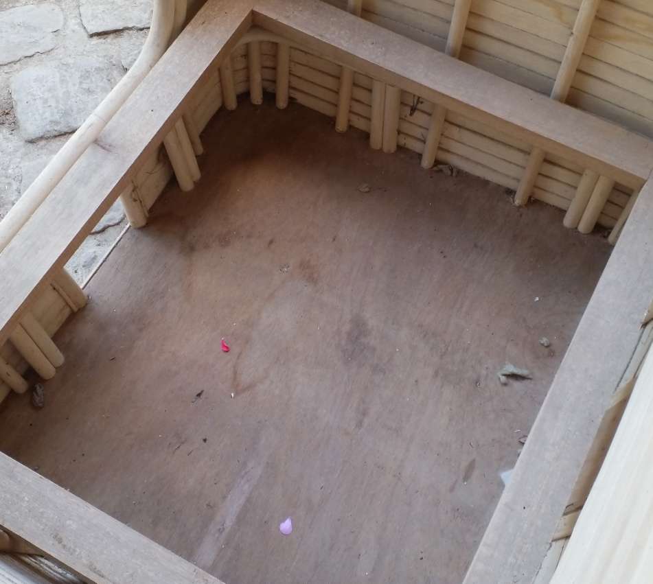 Pair of rattan armchairs