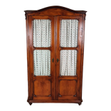 Rustic Wardrobe in Fir with Curtains