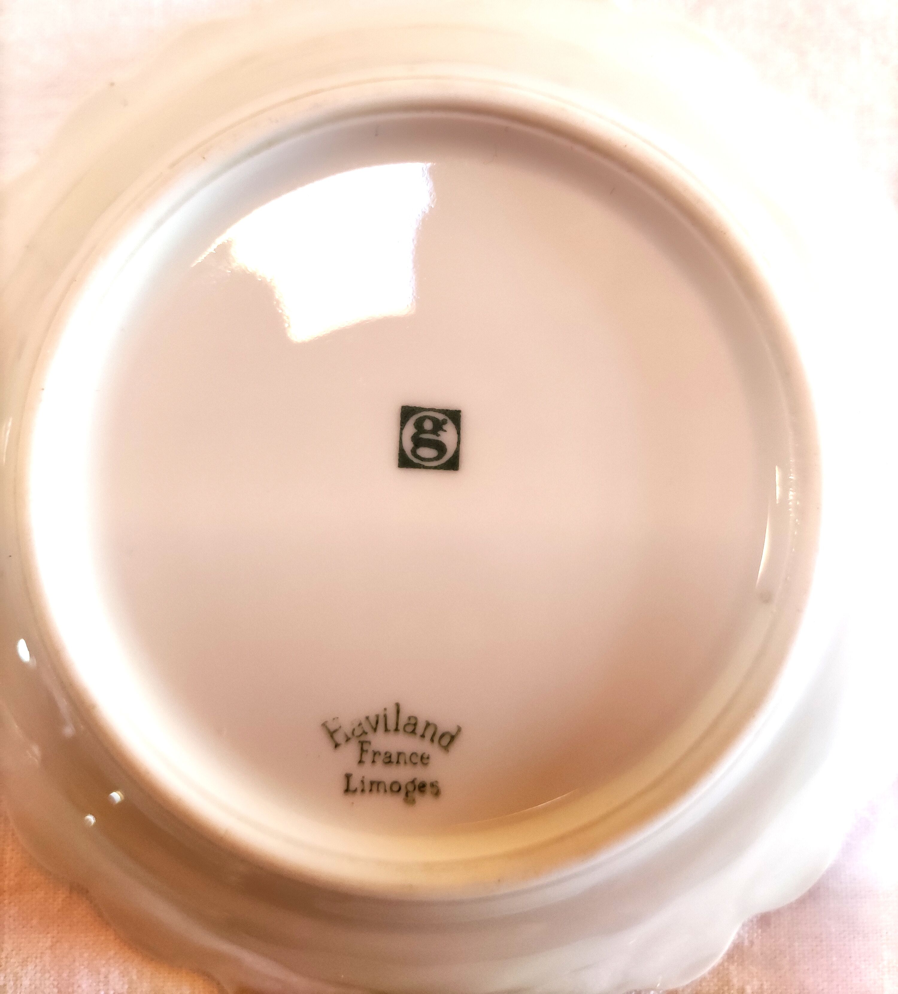 4 Haviland porcelain cups