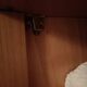 Wooden and rattan wardrobe