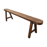 Old farmhouse bench in solid elm