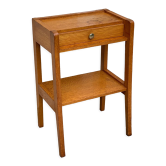 vintage geometric bedside cabinet