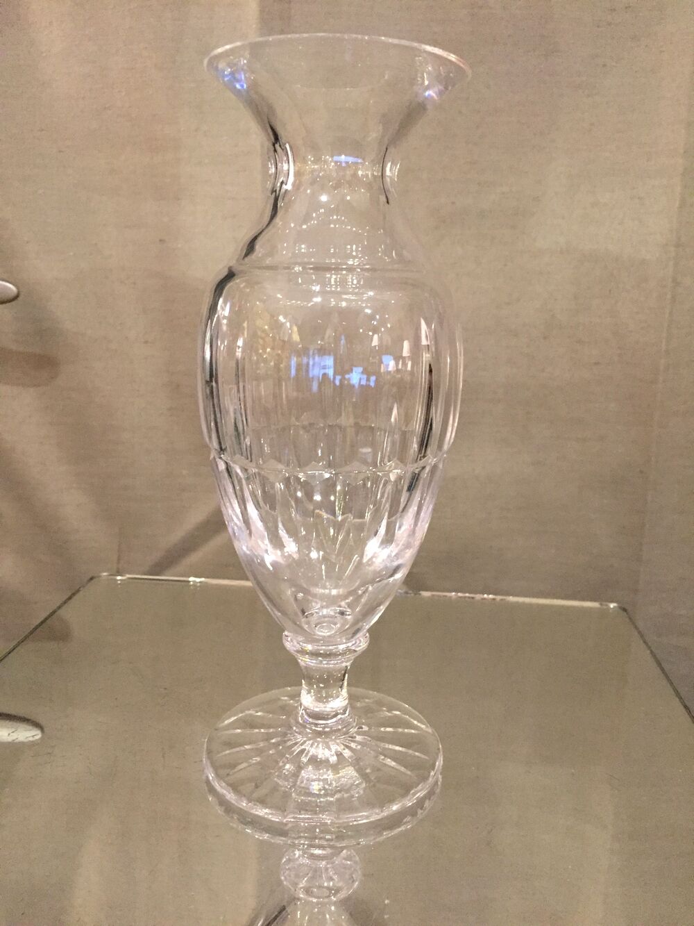 Crystal soliflore vase