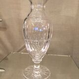 Vase soliflore en cristal taille col evase