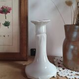 white Limoges porcelain candle holder