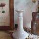 white Limoges porcelain candle holder