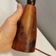 Very rare table lamp in turned wood by Stig Petterson Sweden 1950s.