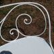 Wrought iron garden bench